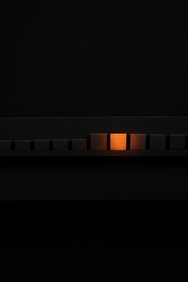 A steady pulse along an existing structural line, representing the stabilisation of a codebase